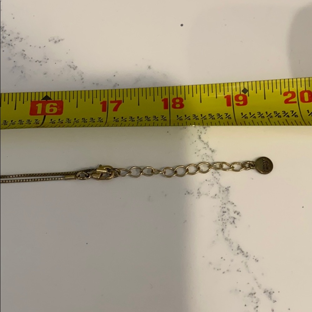 Jenny bird new double ring silver & gold necklace - Picture 6 of 6